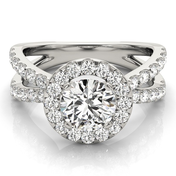 4 Prong Natural Diamond  Engagement Ring