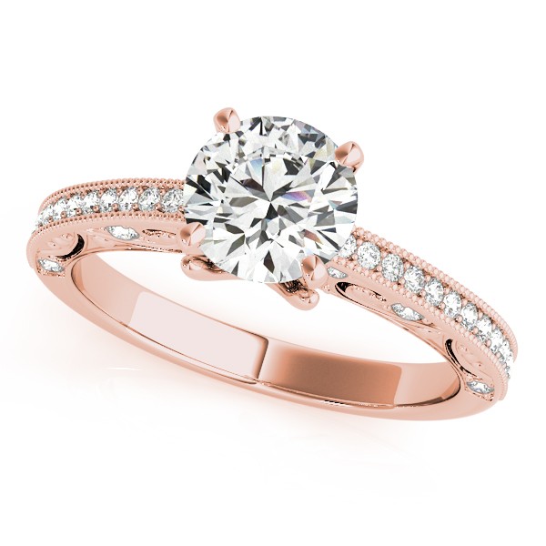 Cyril Natural Diamond 4 Prong  Engagement Ring