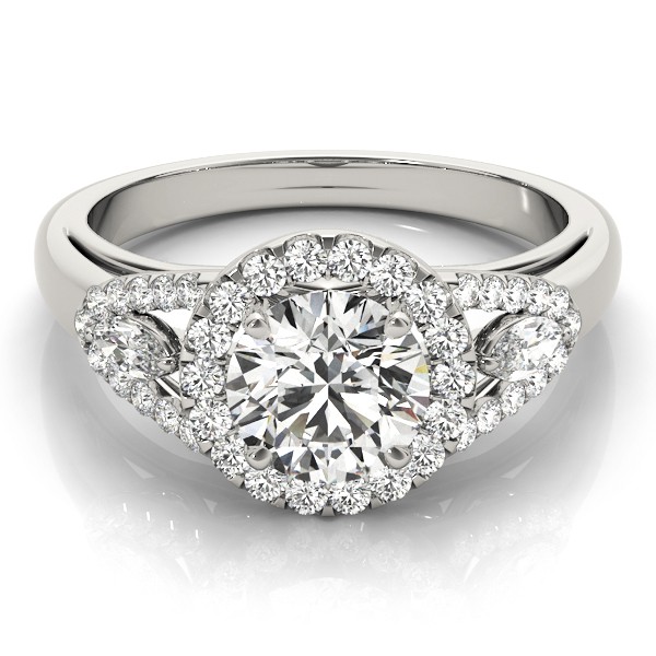 4 Prong Natural Diamond  Engagement Ring