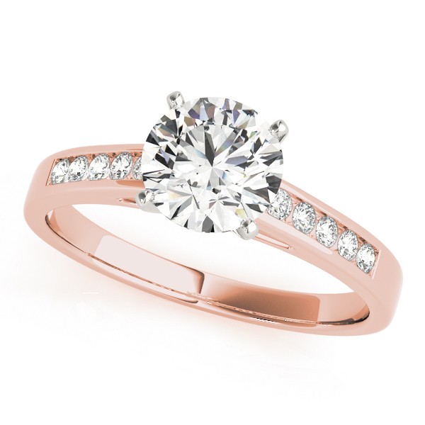 Zev Lab-Created Diamond 4 Prong Setting  Engagement Ring