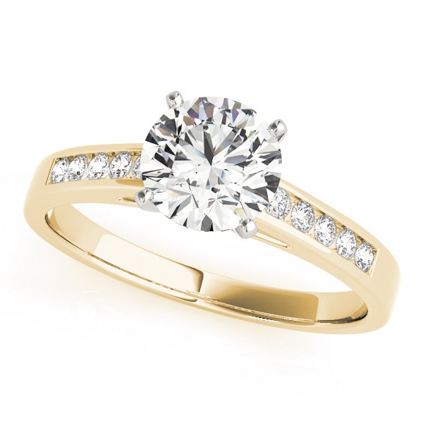 Zev Lab-Created Diamond 4 Prong Setting  Engagement Ring