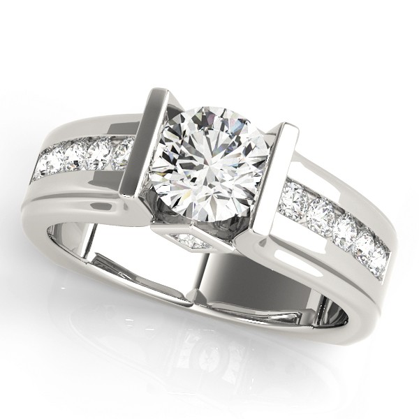 Zaydan Lab-Created Diamond Tension Setting  Engagement Ring