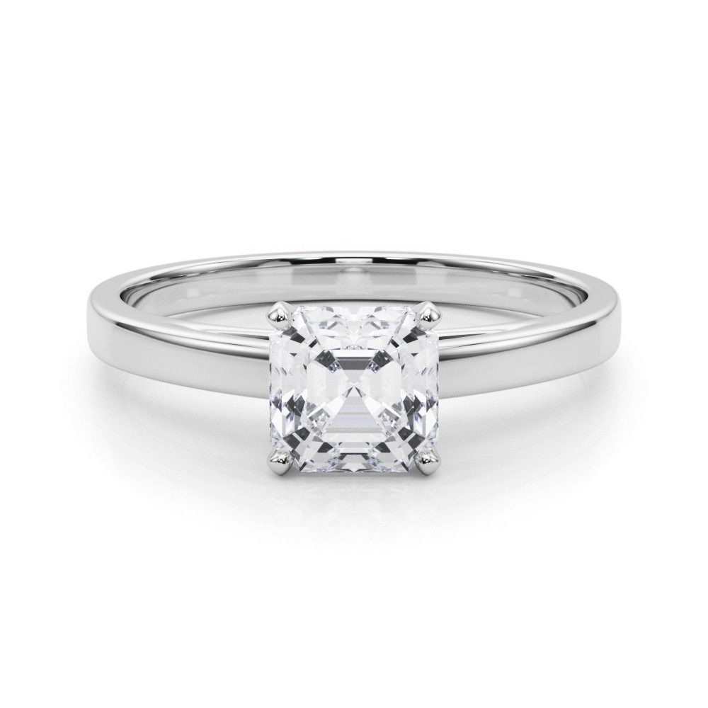 Allena Lab-Created 4 Prong  Diamond Ring