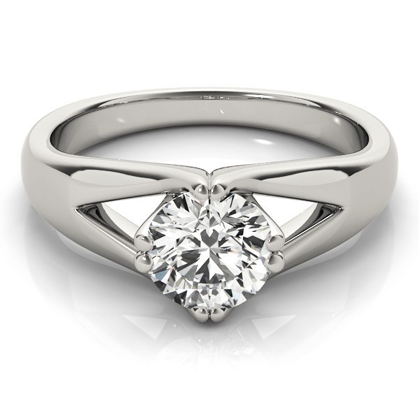 Double Prong Natural  Diamond Ring