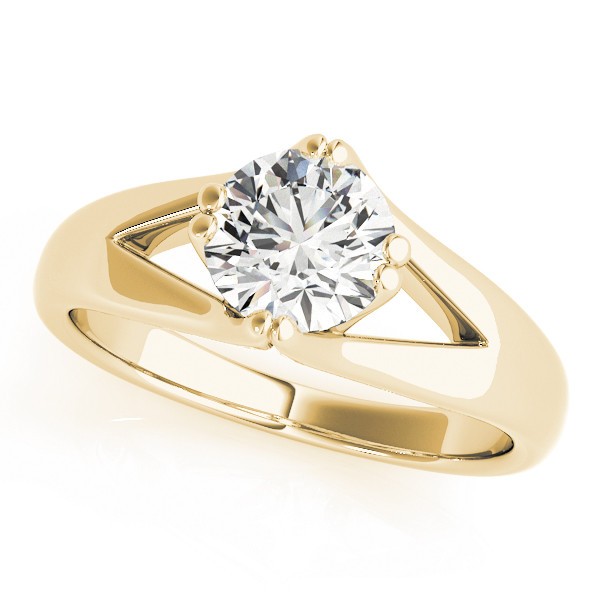 Moriah Natural Diamond Double Prong  Engagement Ring