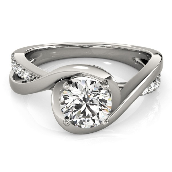 4 Prong Lab-Created Diamond  Engagement Ring