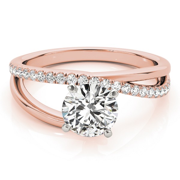 Berryl Natural Diamond 4 Prong  Engagement Ring