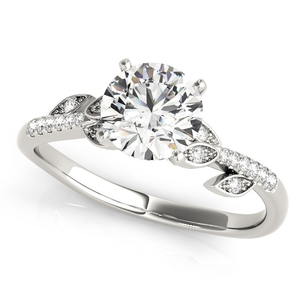 4 Prong Natural Diamond  Engagement Ring