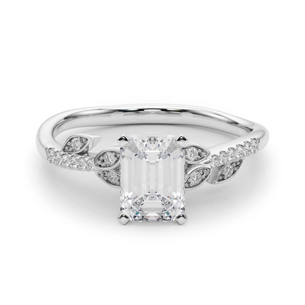 4 Prong Lab-Created Diamond  Engagement Ring