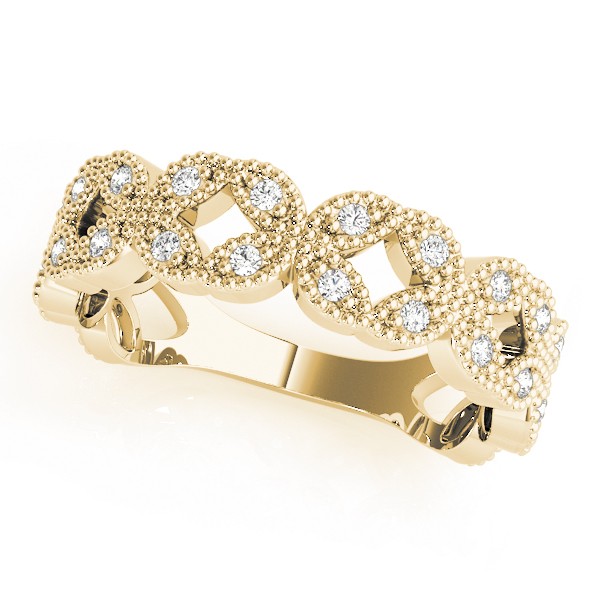 Geneleia Lab-Created Diamond Pave set  Wedding Ring