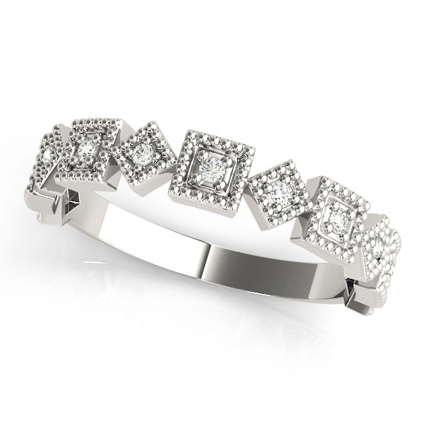 Albretta Natural Diamond Pave set  Wedding Ring