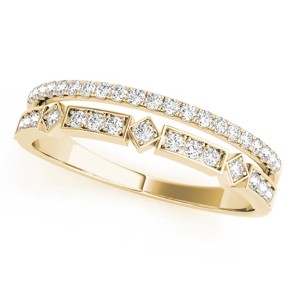 Bellina Natural Diamond Channel Set  Wedding Ring
