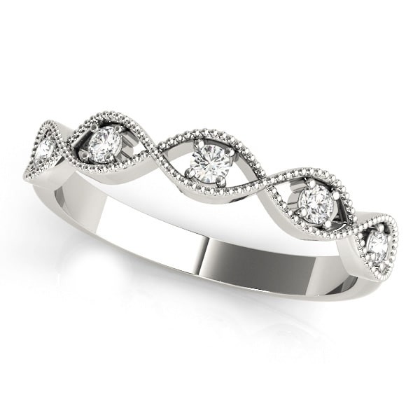 Earlina Natural Diamond Prong set  Wedding Ring