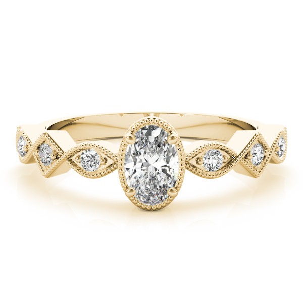 4 Prong Natural Diamond  Engagement Ring