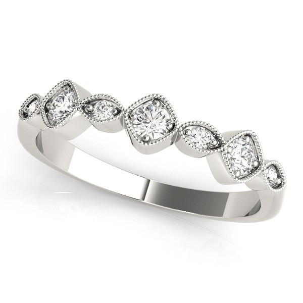 Averin Natural Diamond Shared prong set  Wedding Ring