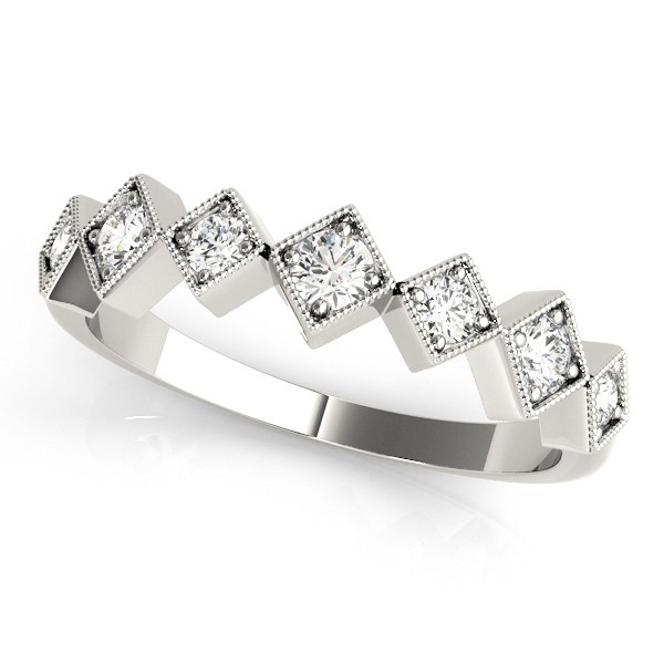 Aldrenna Lab-Created Diamond Bezel Set  Wedding Ring