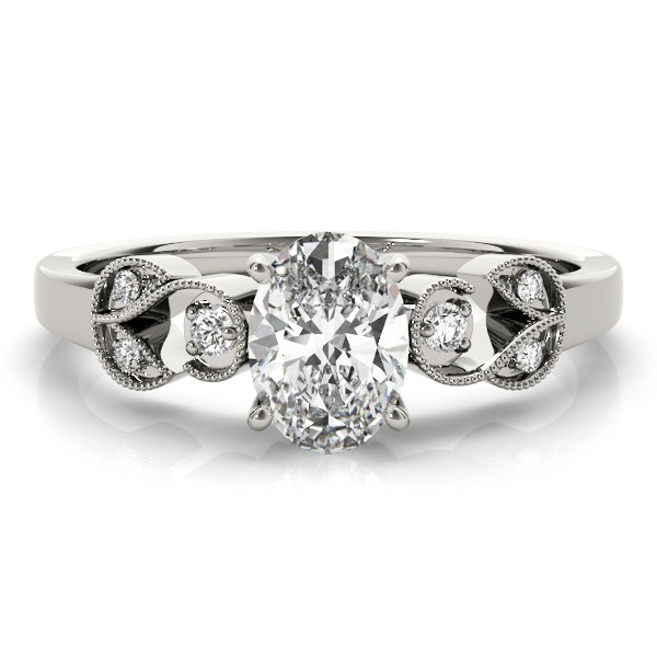 Lab-Created 4 Prong  Diamond Ring