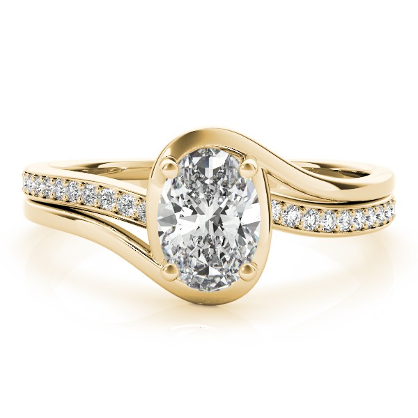 4 Prong Natural Diamond  Engagement Ring