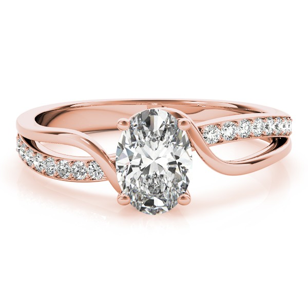 4 Prong Natural Diamond  Engagement Ring