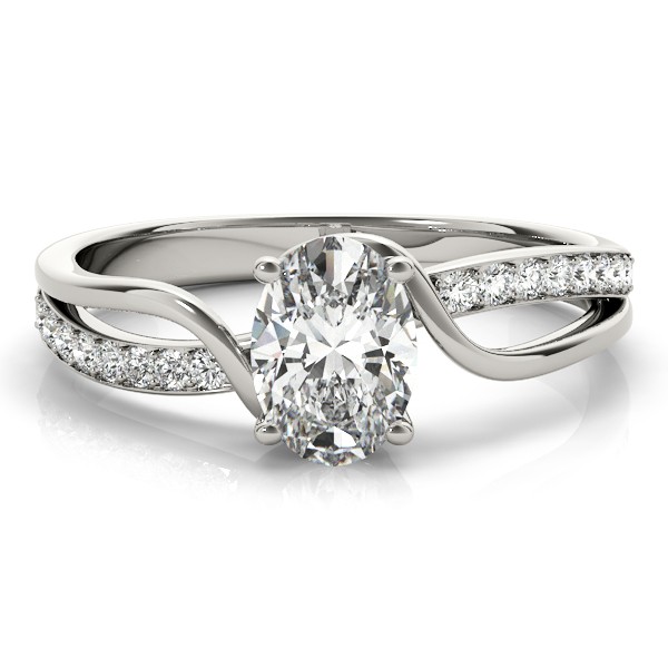 4 Prong Natural Diamond  Engagement Ring