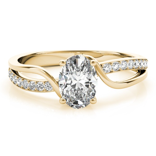 4 Prong Natural Diamond  Engagement Ring