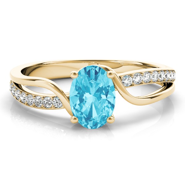 Ruth Aquamarine 4 Prong 