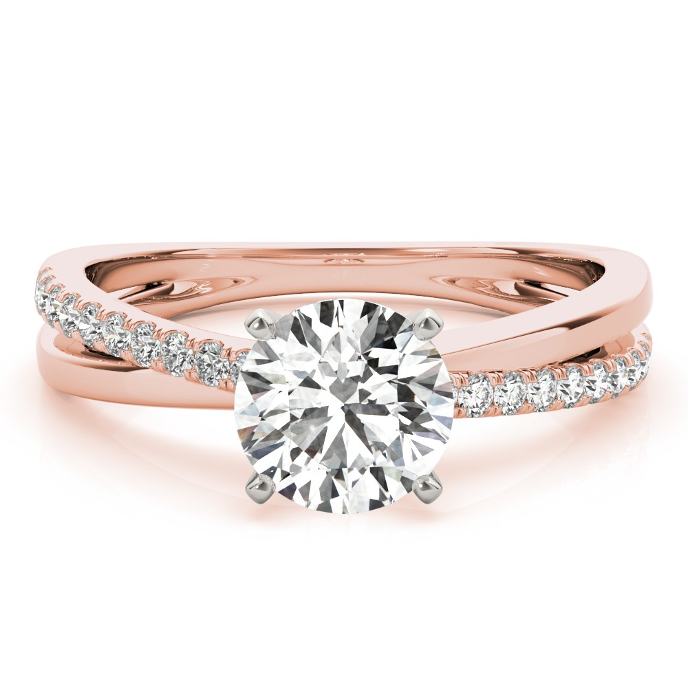 Hilda Natural Diamond 4 Prong  Engagement Ring