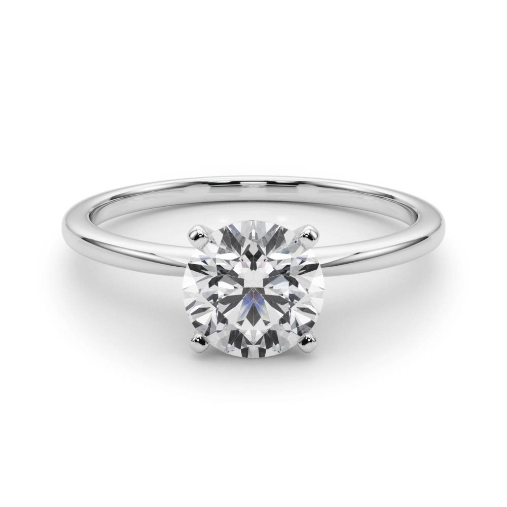 4 Prong Natural  Diamond Ring
