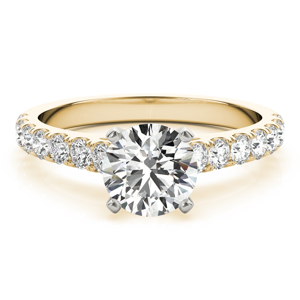 Aleetza Natural Diamond 4 Prong  Engagement Ring