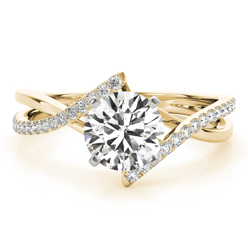 Lissa Natural Diamond 4 Prong  Engagement Ring