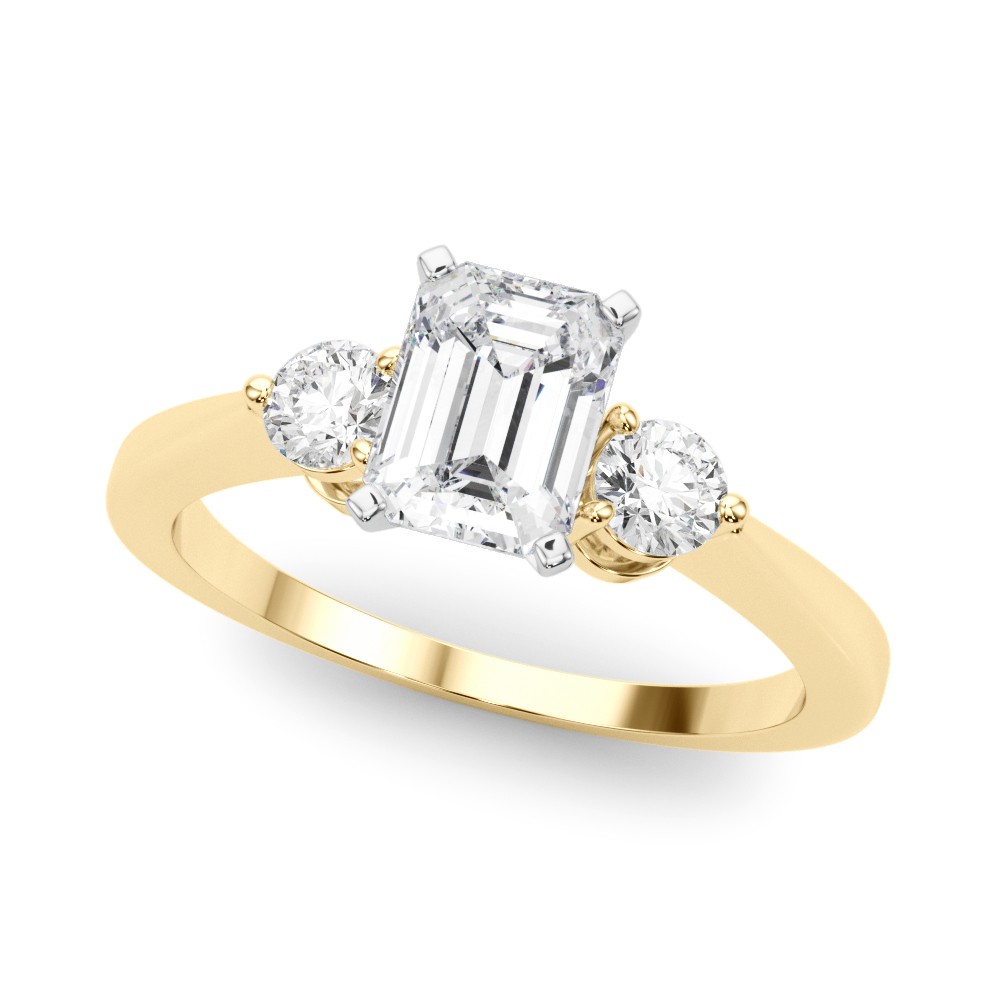 Walda Natural Diamond 4 Prong Set  Engagement Ring