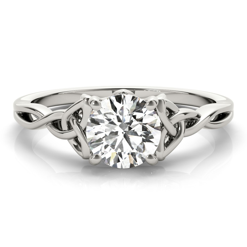 4 Prong Natural Diamond  Engagement Ring