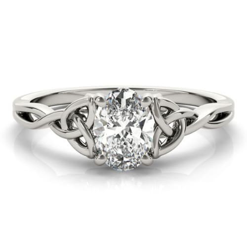 4 Prong Natural Diamond  Engagement Ring