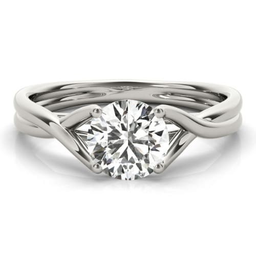 4 Prong Natural  Diamond Ring