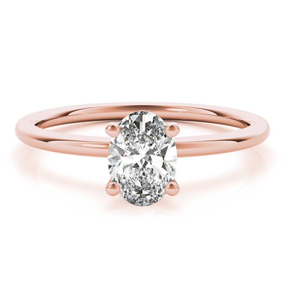 Nalyssa Natural Diamond 4 Prong  Engagement Ring