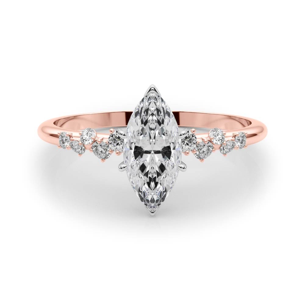 6 Prong Lab-Created Diamond  Engagement Ring