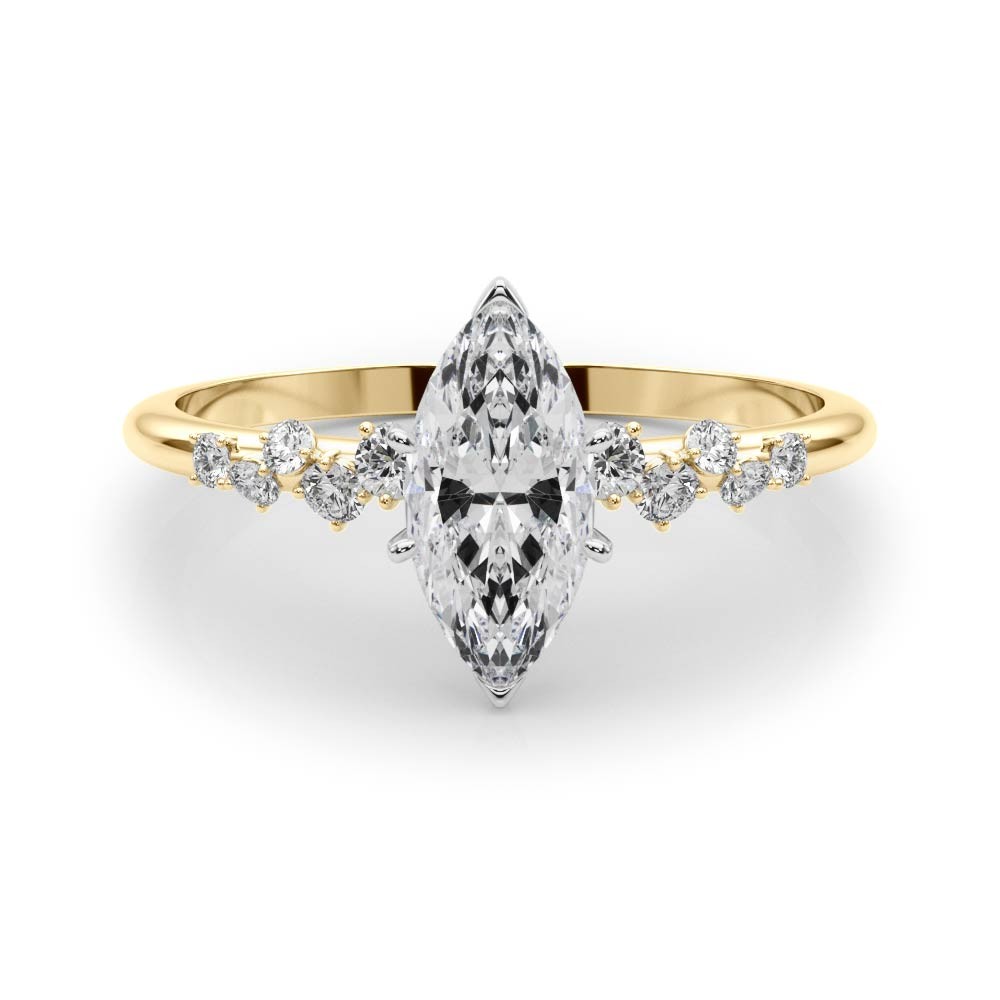 6 Prong Lab-Created Diamond  Engagement Ring