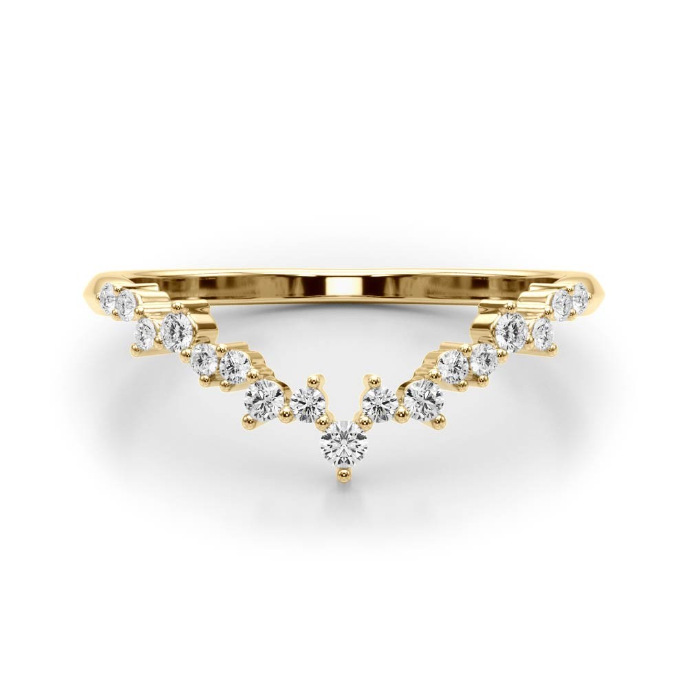 benisla Natural Diamond Pave set  Wedding Ring
