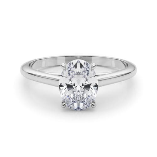 4 Prong Natural Diamond  Engagement Ring