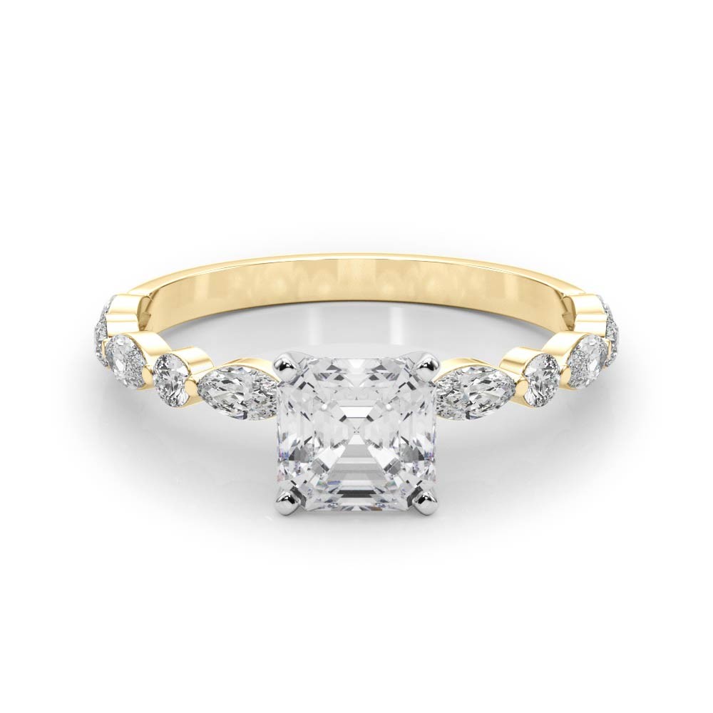 Serin Natural Diamond 4 Prong  Engagement Ring