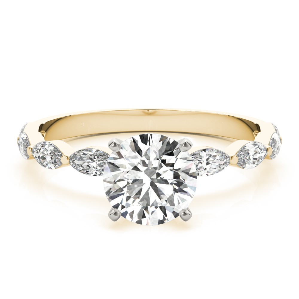 Livisa Lab-Created Diamond 4 Prong  Engagement Ring