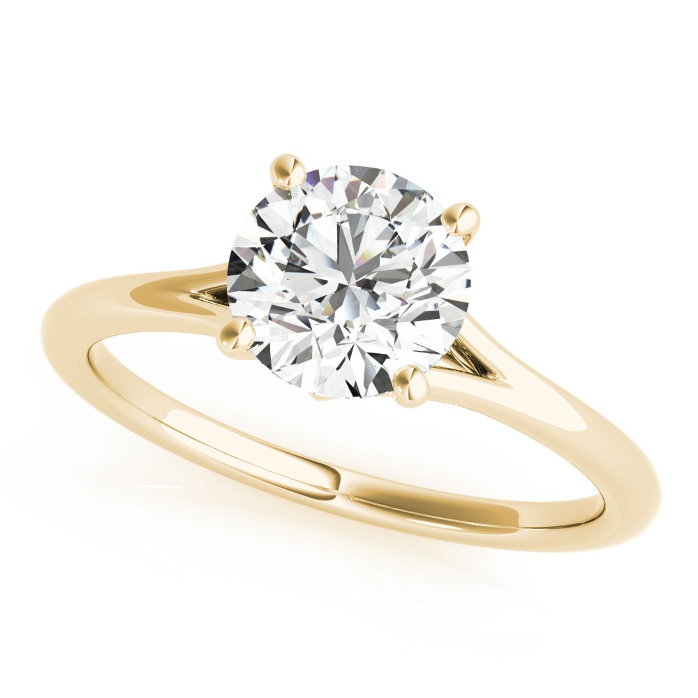 Melodie Natural Diamond 4 Prong  Engagement Ring