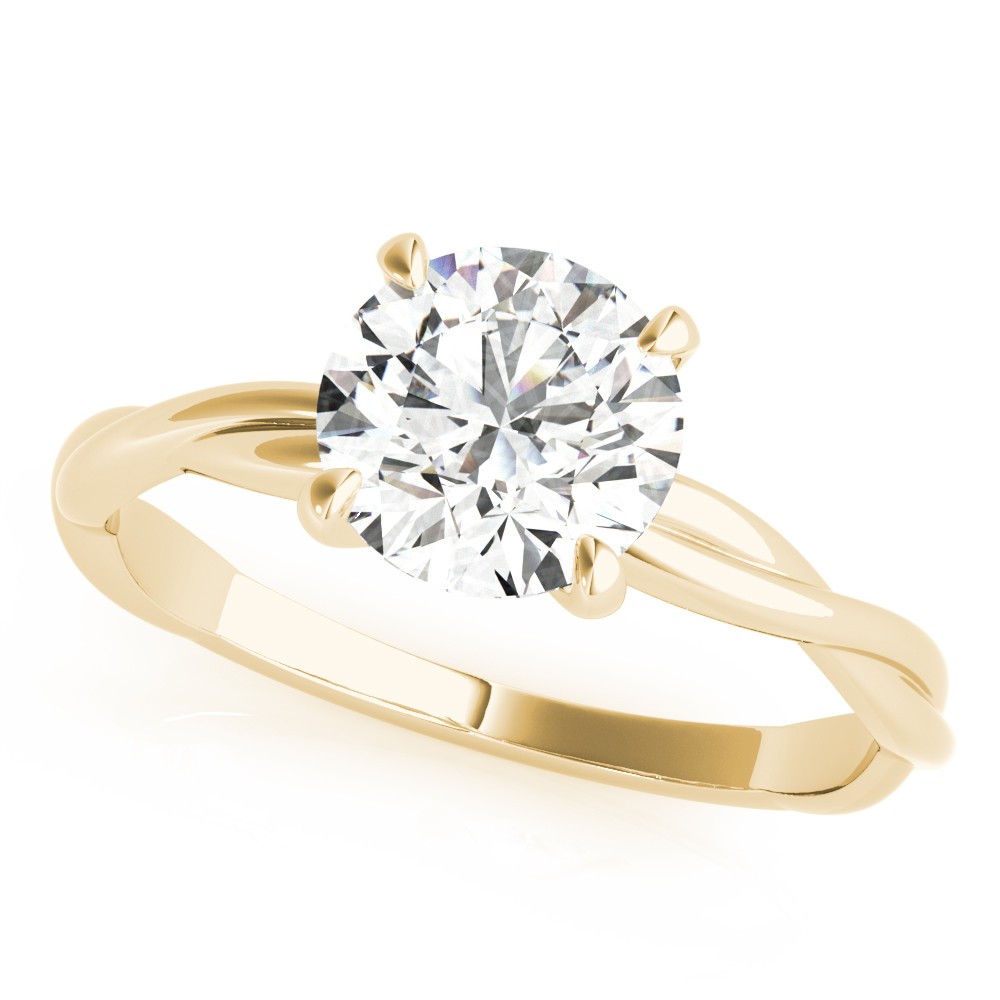 Mayzie Natural Diamond 4 Prong  Engagement Ring