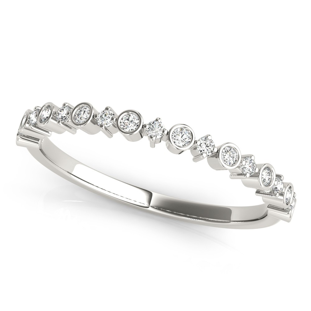 Jaylin Natural Bezel Set  Diamond Ring