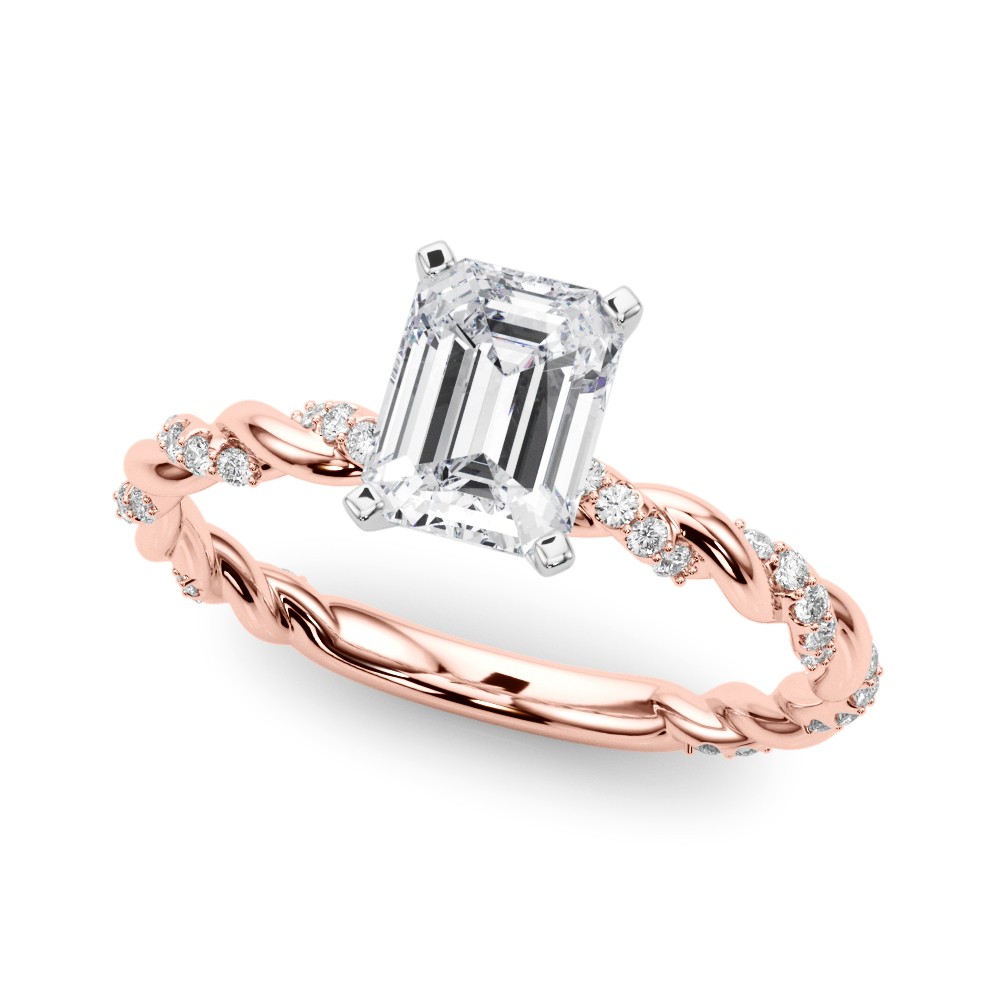 Zofia Lab-Created Diamond 4 Prong Setting  Engagement Ring
