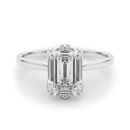6 Prong Natural Diamond  Engagement Ring