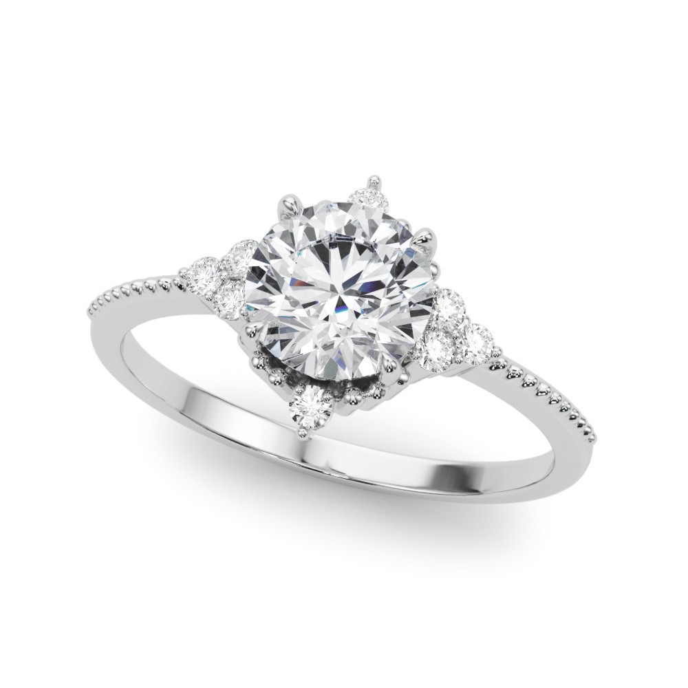 Lizzie Natural  Diamond Ring