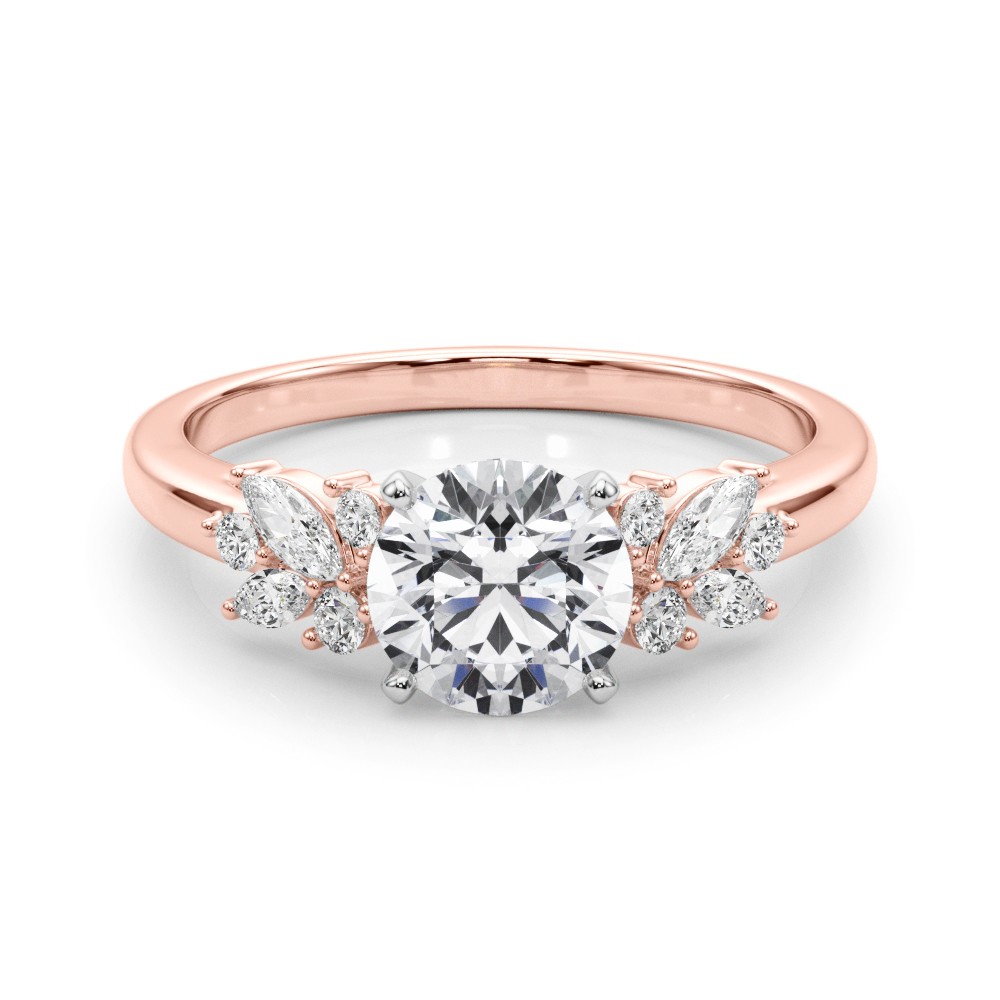 Chrisma Natural Diamond 4 Prong  Engagement Ring