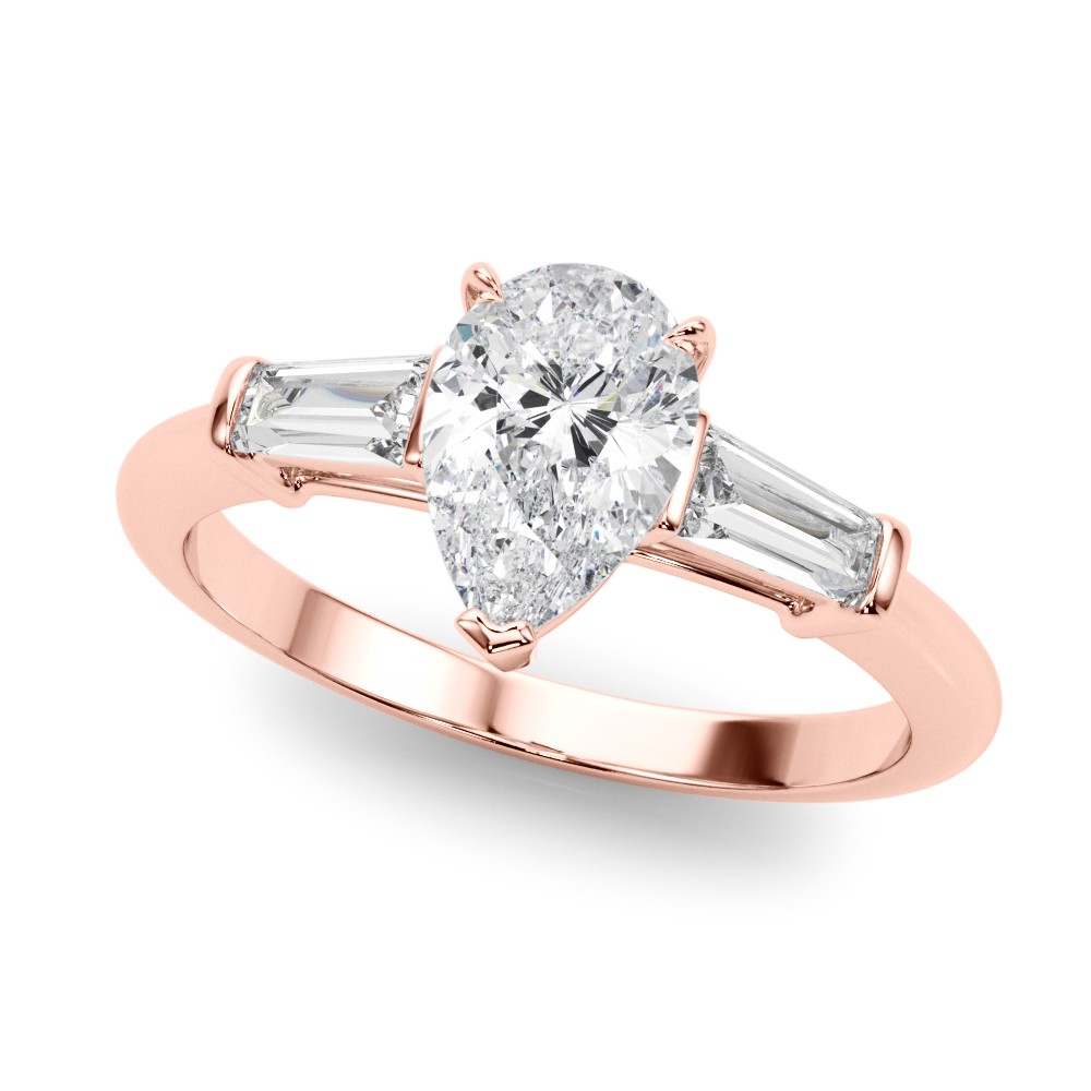 Prong Set Lab-Created Diamond  Engagement Ring