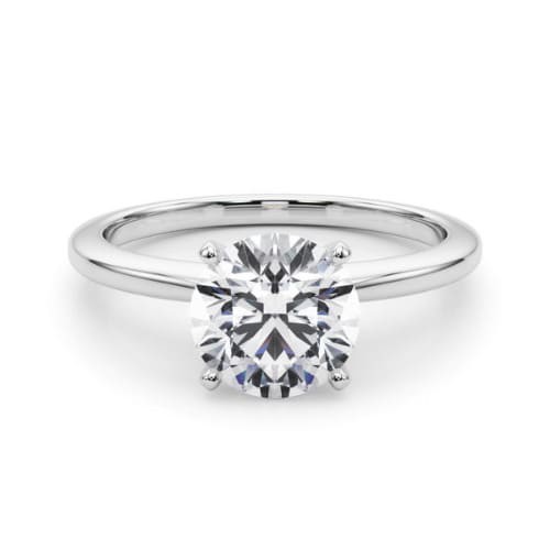 4 Prong Natural  Diamond Ring